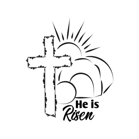 black and white frame clipart|easter clip art christian black and white.